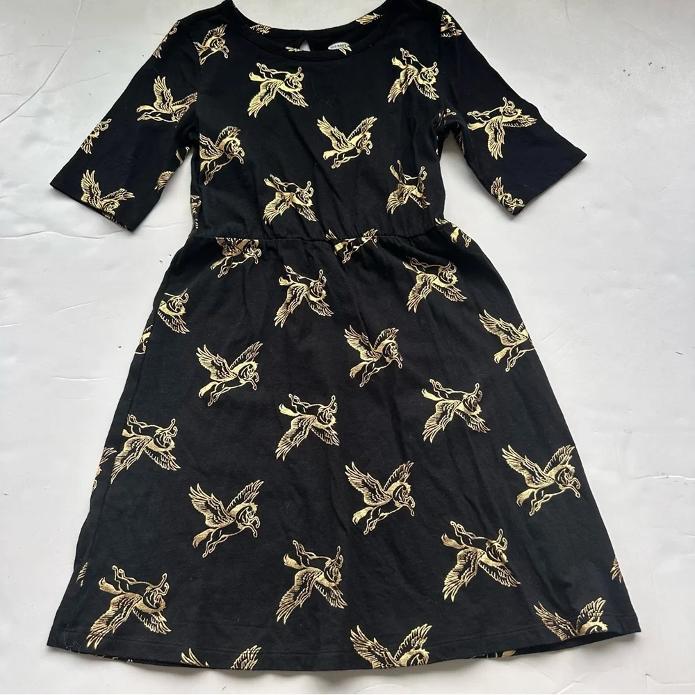 Old Navy Fit & Flare 1/2-Sleeve Jersey Dress